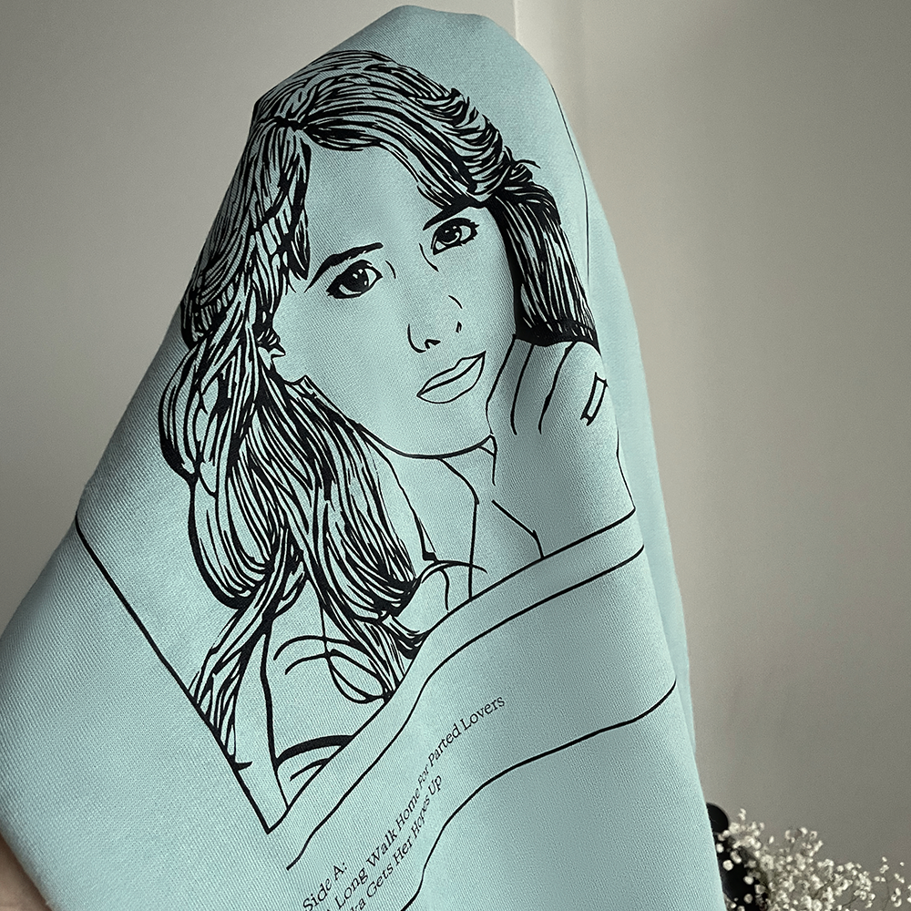 slate green ‘ep i’ illustration sweatshirt