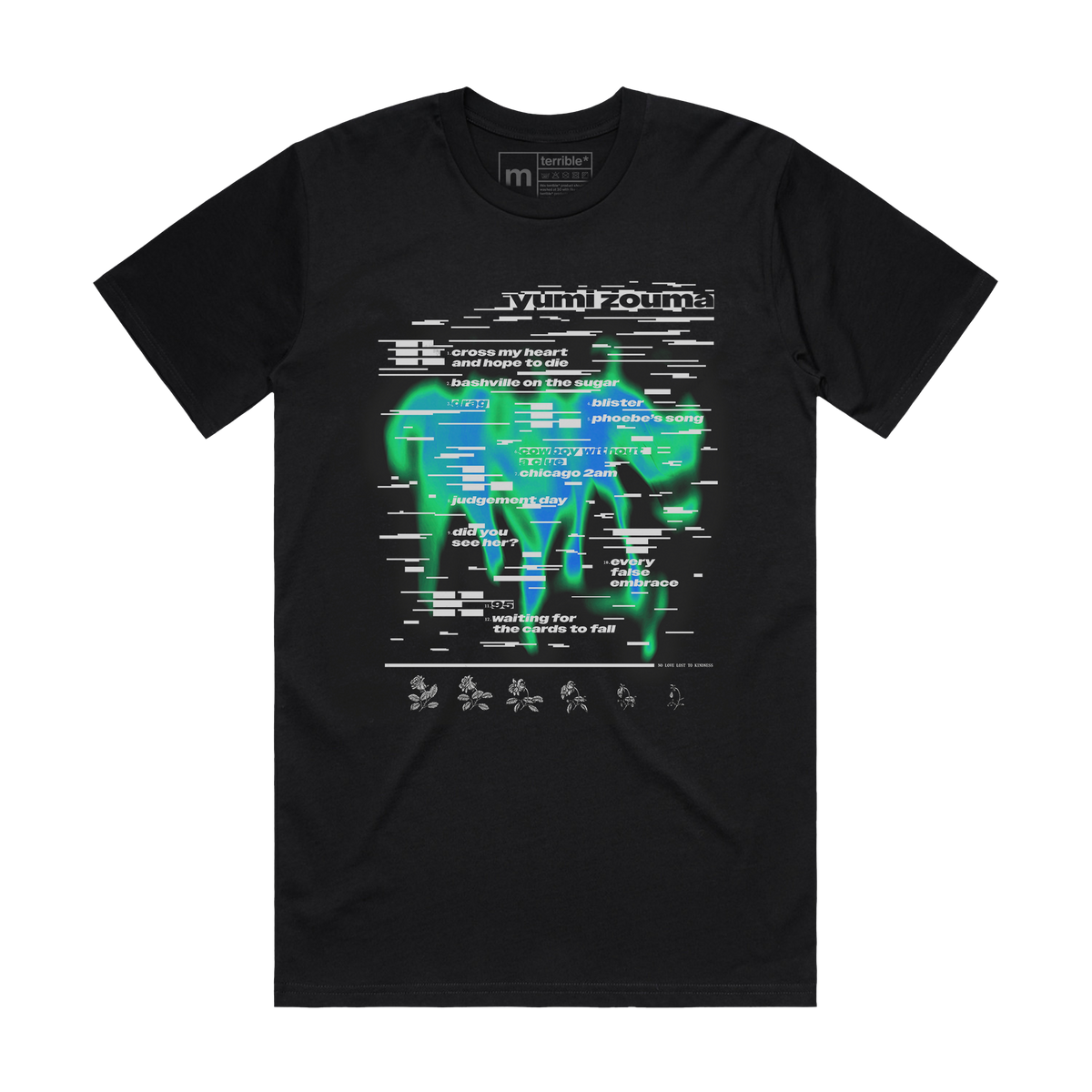 'No Love Lost To Kindness' Tracklist Tee