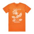 'Cowboy Without A Clue' Rose Tee - Neon Orange