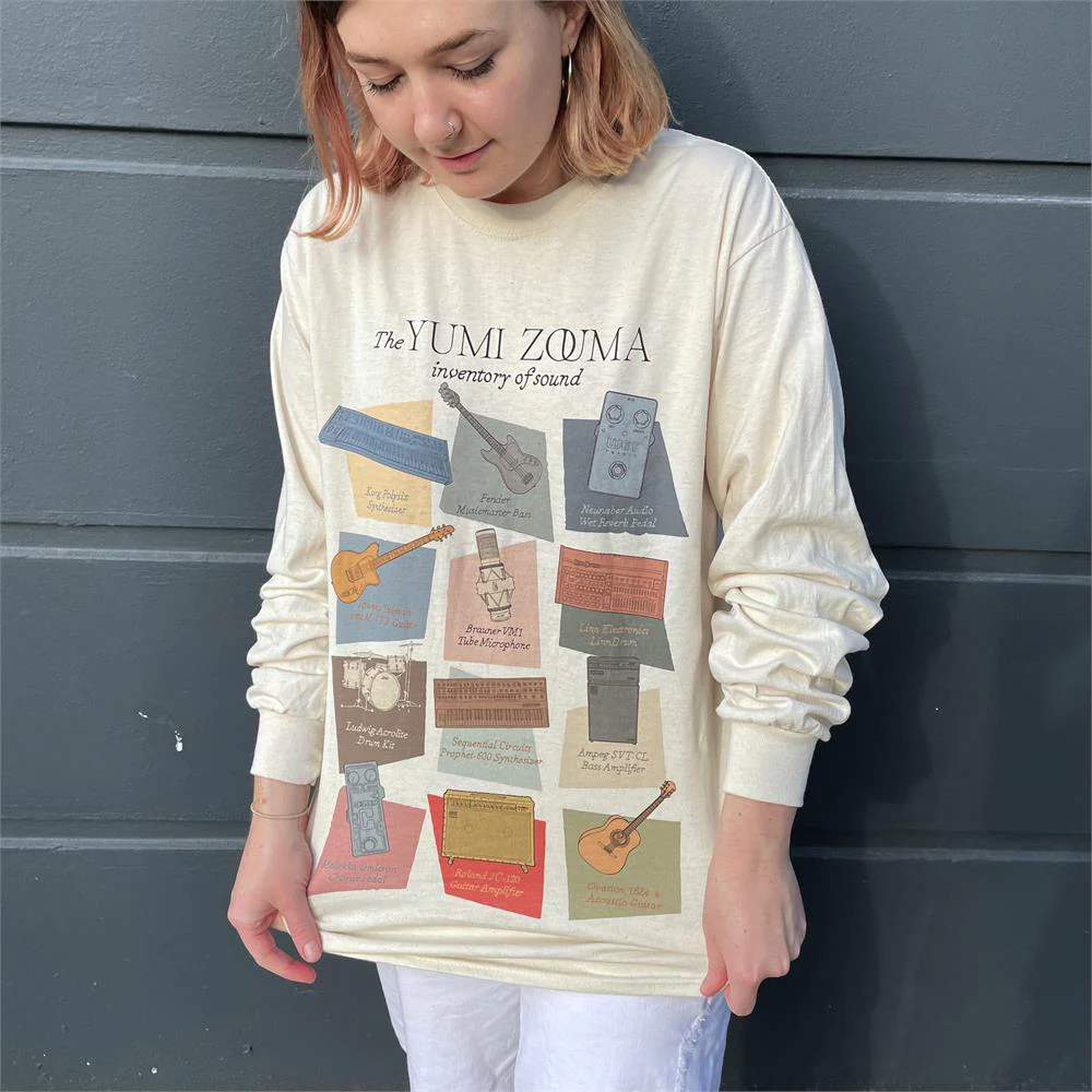 'inventory of sound' long sleeve tee