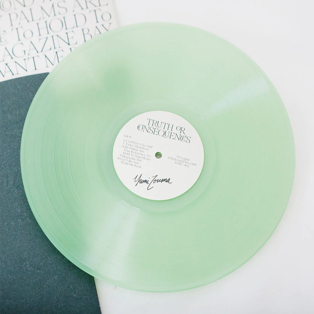 'truth or consequences' lp (bottle green vinyl)